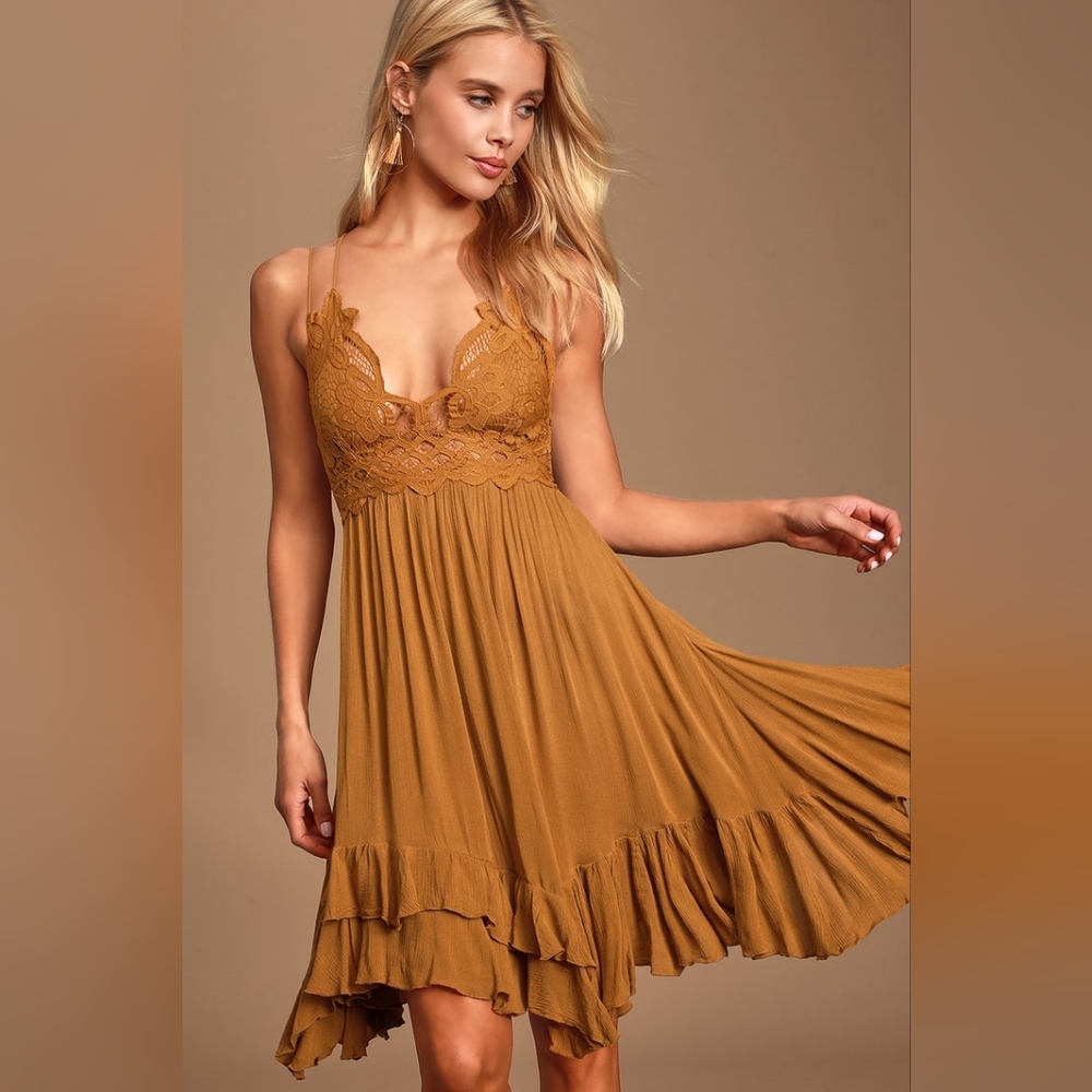 NWT Women's FREE PEOPLE Adella Slip Dress M